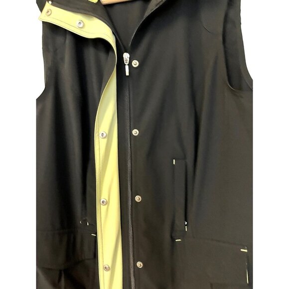 Chico's Zenergy Hooded Black Zip Up Vest - Picture 2 of 12